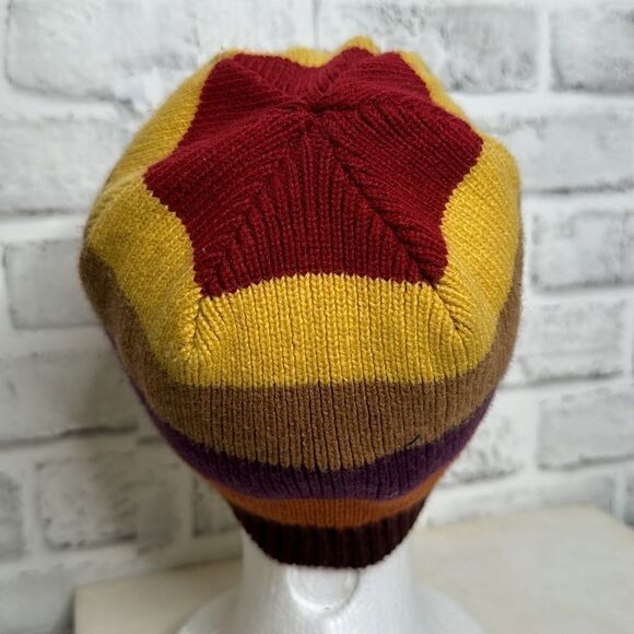 Striped Ribbed Winter Beanie Hat Warm Ultra Soft Preppy Fall - Picture 4 of 4